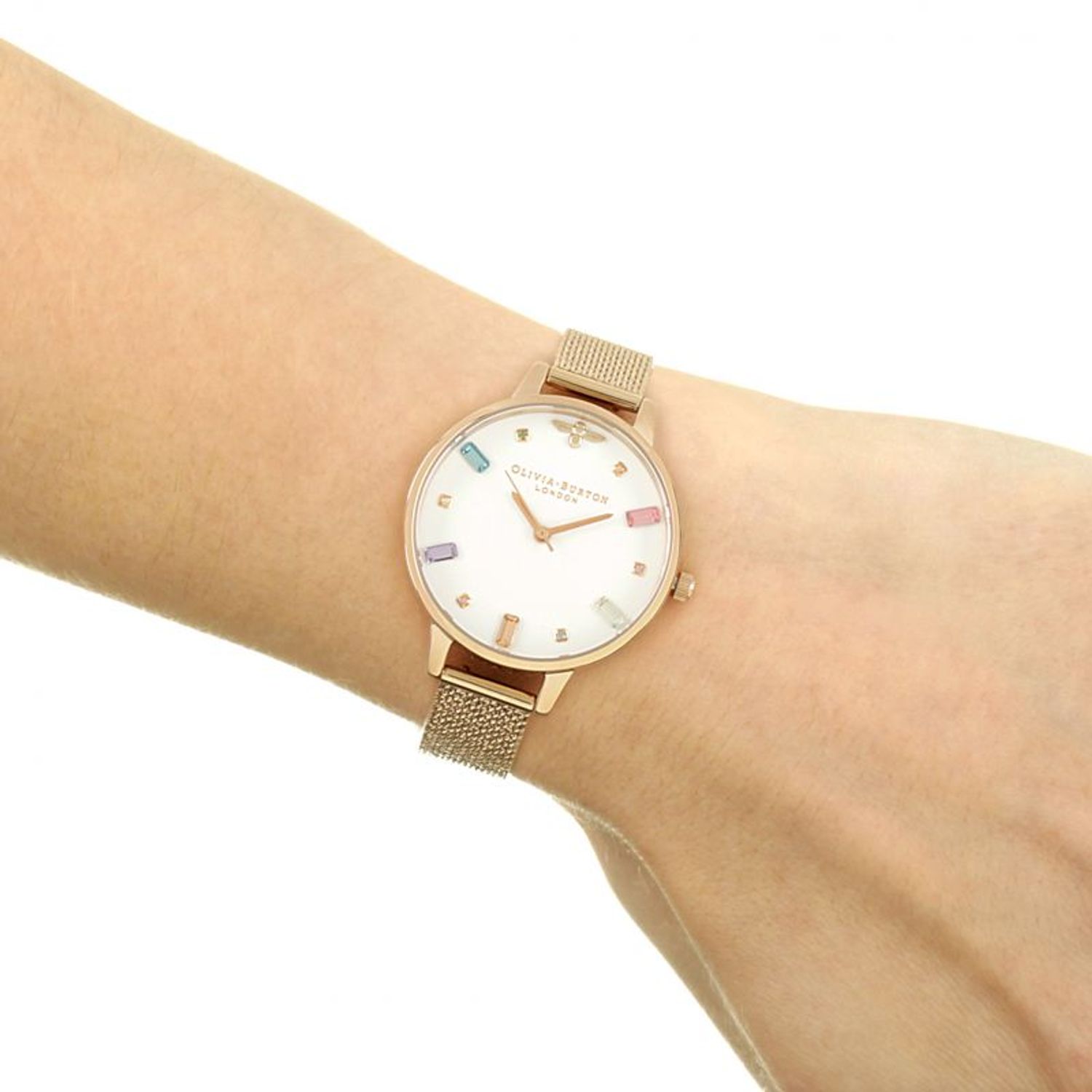 Ceas Dama, Olivia Burton, Rainbow Bee OB16RB15 fotografia produsului View 2 L