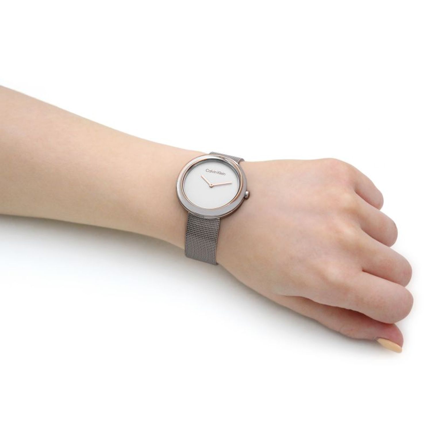 Ceas Dama, Calvin Klein, Twisted Bezel 25200011 fotografia produsului View 2 L
