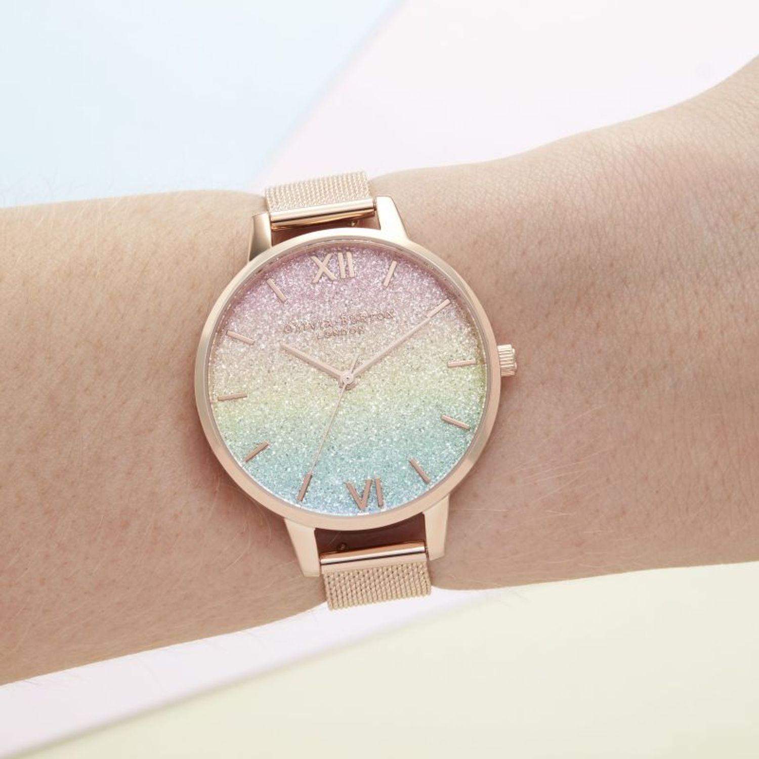 Ceas Dama, Olivia Burton, Rainbow Bee OB16RB18 fotografia produsului View 2 L