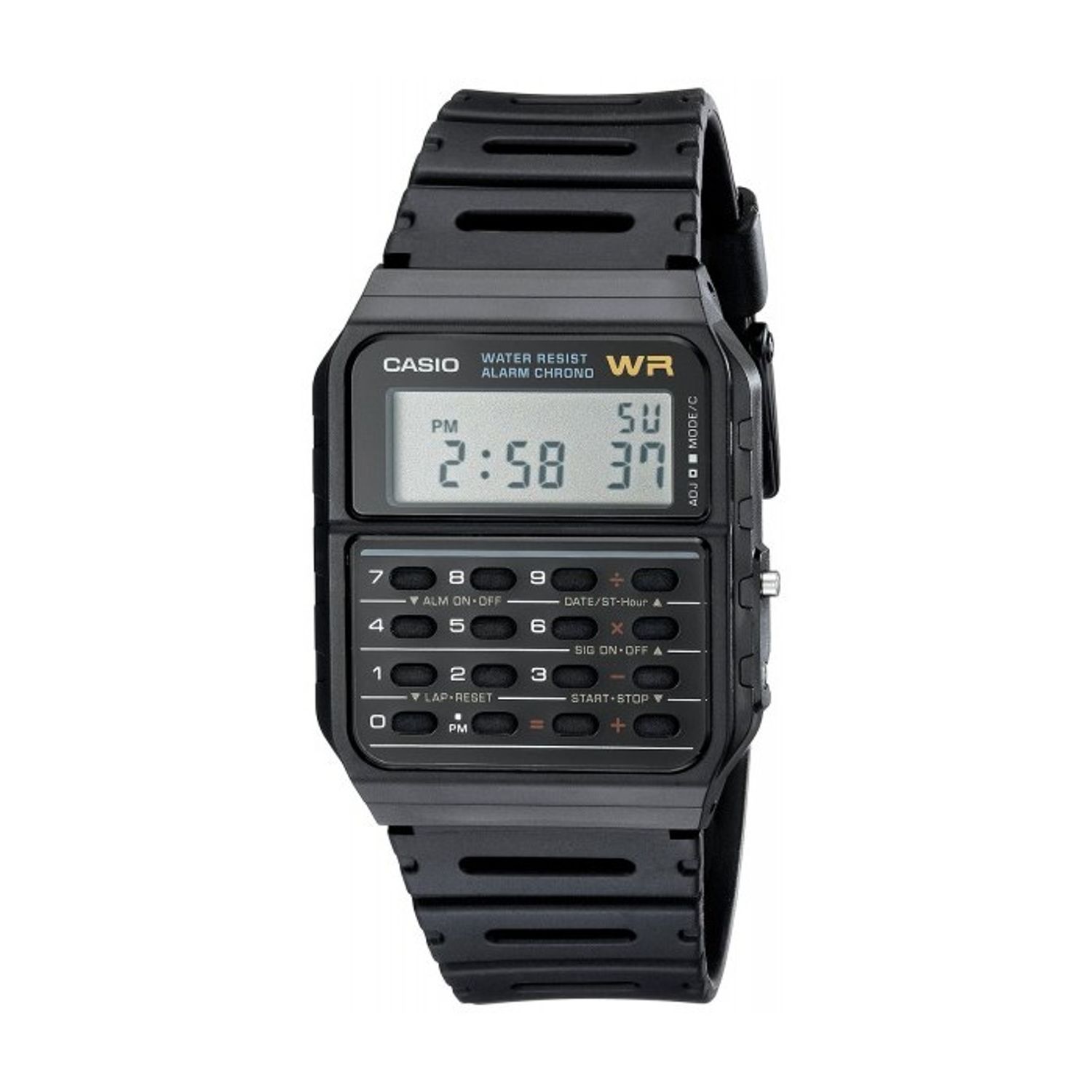 Ceas Casio, Vintage Edgy Calculator CA-53W-1Z fotografia produsului