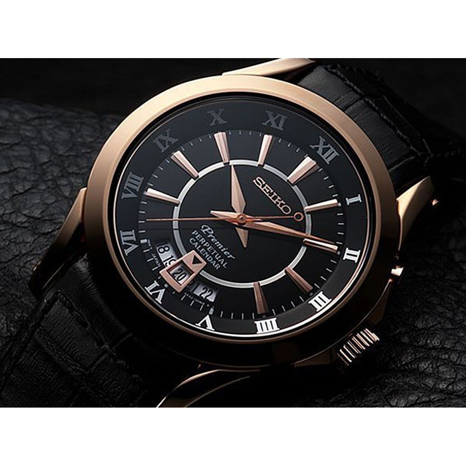 Ceas Seiko, Premier Perpetual SNQ128P1 fotografia produsului View 2 L