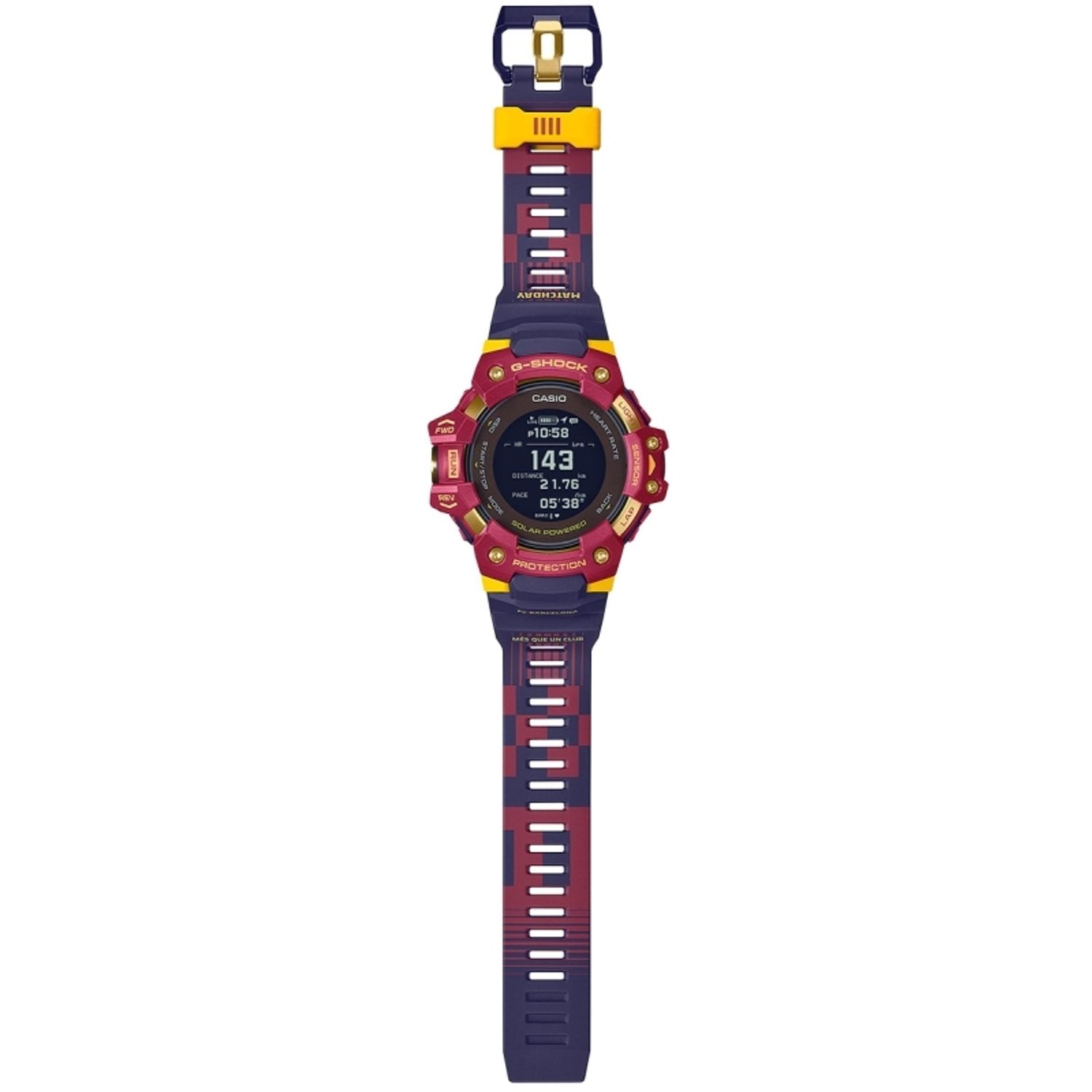 Ceas Smartwatch Barbati, Casio G-Shock, G-Squad Bluetooth GBD-H1000BAR-4 fotografia produsului View 4 L